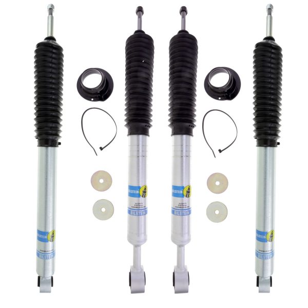 Bilstein 5100 Height 0-2.5" adjustable front and 5100 0-1" rear shocks for 07-17 Toyota Tundra