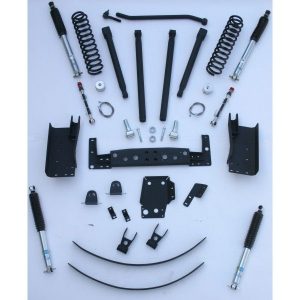 RCD 4″ inch Long Arm Suspension system / Lift Kit with Bilstein 5100 for Jeep Cherokee XJ 1984-2001