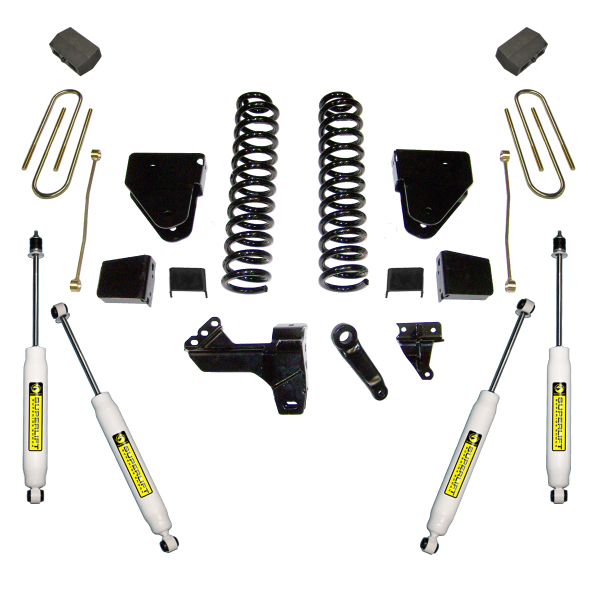 3 inch Rear Block Kit 9081 2011-2016 Ford F-250 Super Duty without Factory Overloads Superlift Suspension 