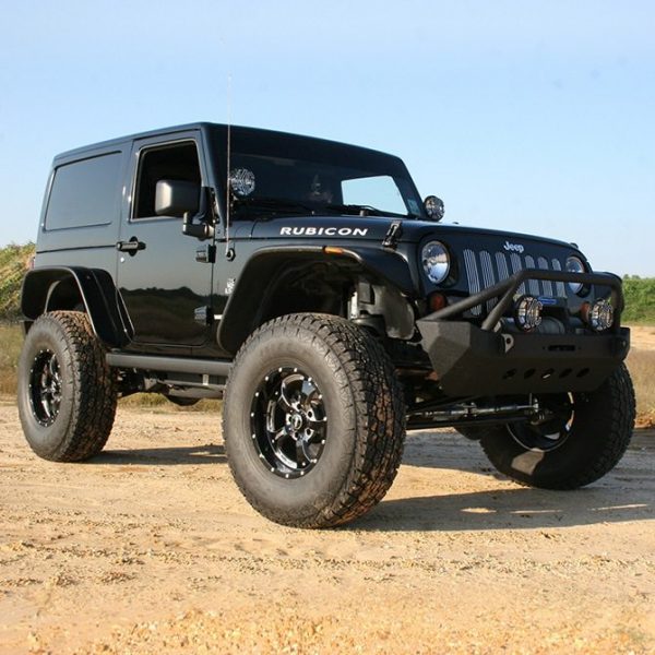 SuperLift 4" Lift Kit with Fox Shocks for 2012-2015 Jeep JK 2 Door side view 3