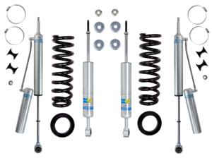 Bilstein 6112 0.75-2.5" Front and 5160 Rear 0-1" lift kit for 2007-2021 Toyota Tundra