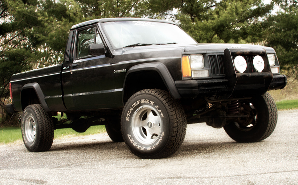 Lifted Jeep Comanche Silver Wallpapers