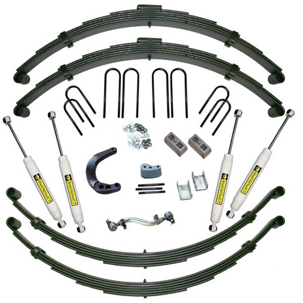SuperLift 12" Lift Kit (with 52" Rear Springs) for Chevy/GMC 1973-1991 K20 4WD Solid Axle Vehicles