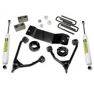 SuperLift 3.5" Lift Kit For 2014-2018 Chevy/GMC Silverado/Sierra 1500 4WD with ALUMINUM or STAMPED STEEL Control Arms ONLY - with Superide Rear Shocks