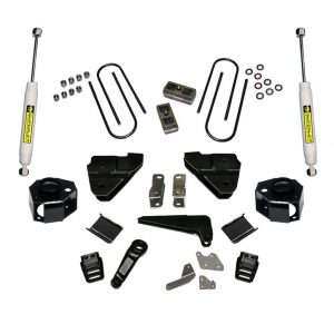 SuperLift 4" Lift Kit For 2013-2018 Dodge Ram 3500 4WD - with Front Shock Brackets and Superide Rear Shocks