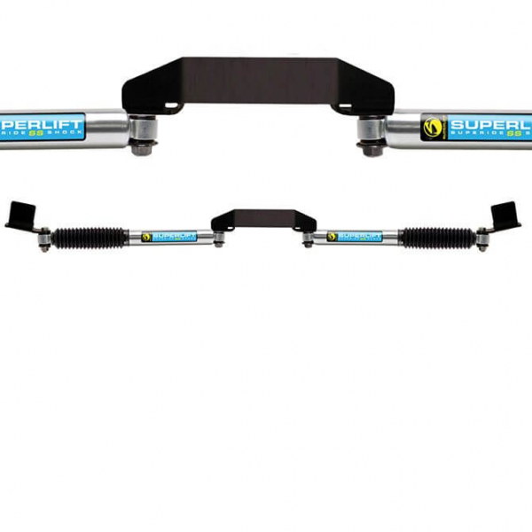 SuperLift Dual Steering Stabilizer Kit - Superide SS by Bilstein (Gas) For 2000-2005 Ford Excursion 4WD