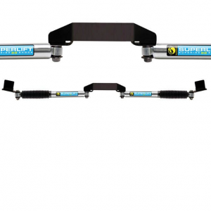 SuperLift Dual Steering Stabilizer Kit - Superide SS by Bilstein (Gas) For 2003-2008 Dodge Ram 2500/3500 4WD