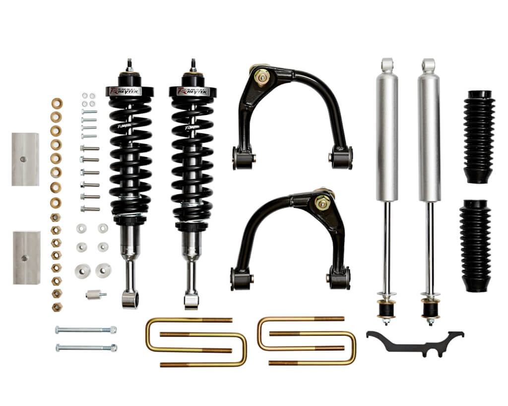 Revtek 0 3 Adjustable Lift Kit With Spc Upper Control Arms For