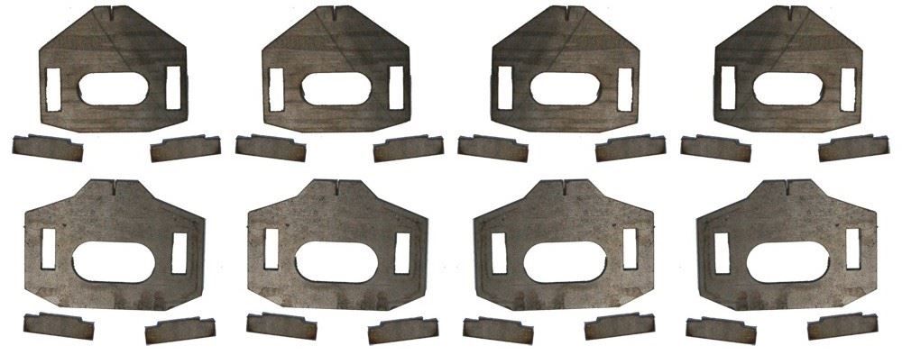 Total Chaos Lower Control Arm Cam Tab Gussets For 2010 2014 Toyota