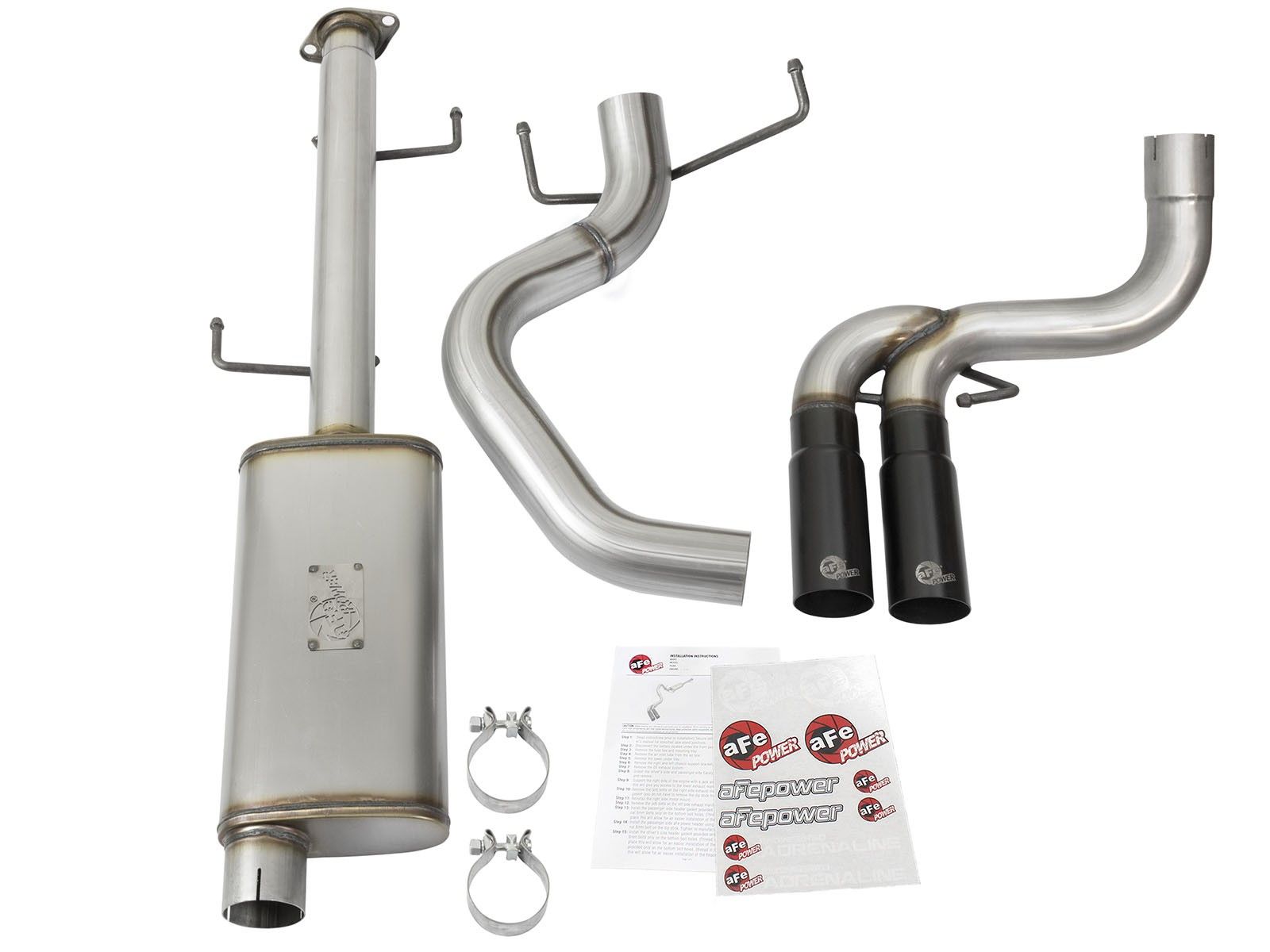 Afe Power Rebel Series 3 Stainless Steel Cat Back Exhaust System