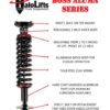 HaloLifts BOSS Aluma 2.0 Body 1-3" Front Lift Coilovers for 2014-2020 Ford F-150