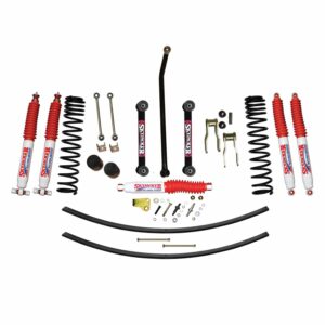 Skyjacker 4.5" Front Dual Rate Coil Lift Kit w/ Nitro Shocks For 1986-92 Jeep Comanche MJ 2WD/4WD