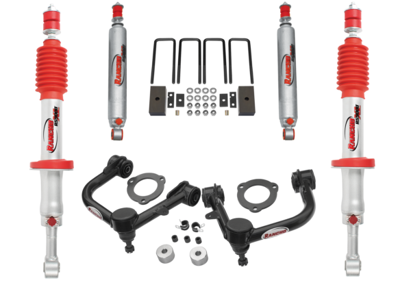 Rancho 2.5" Front 1.5" Rear Lift Kit with UCAs for 2005-2021 Toyota Tacoma