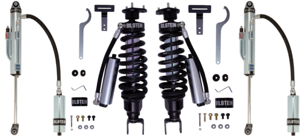 Bilstein B8 8112 ZoneControl CR 0.6-2.6" Front Coilovers B8 8100 (Bypass) 0-2" Rear Lift Shocks for 2019-2021 Ram 1500 4WD/2WD 5 ft 7 in Bed