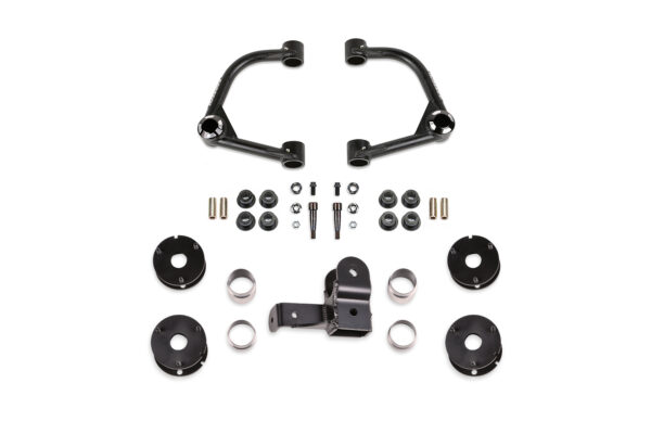 Fabtech 4 Lift Kit Uniball UCA for 2021-2022 Ford Bronco 4WD with Front & Rear Shock Spacers k2384