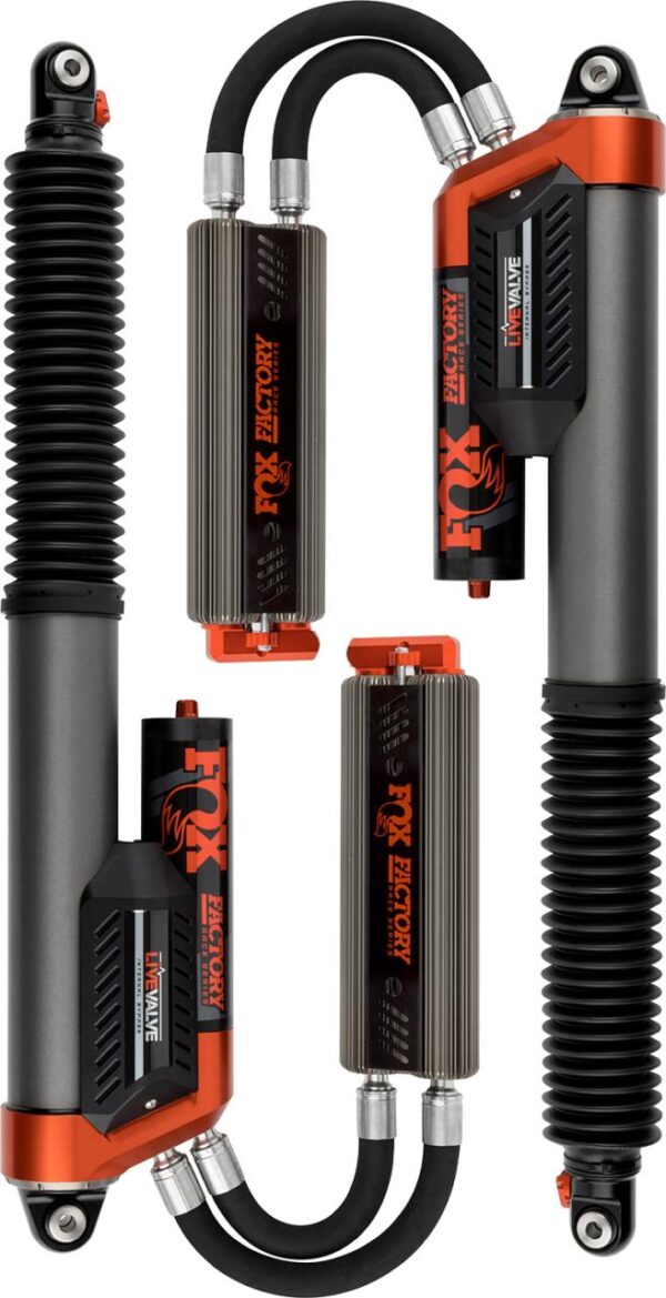 Fox Factory Race Series 0-1 Rear Lift Shocks for 2019-2020 Ford F-150 Raptor 2WD-4WD with 3.0 Live Valve Internal Bypass Piggyback Compression Adjustable