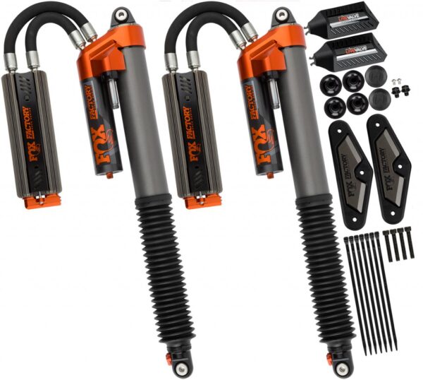 Fox Factory Race Series 0-1 Rear Lift Shocks for 2019-2020 Ford F-150 Raptor 2WD-4WD with 3.0 Live Valve Internal Bypass Piggyback Compression Adjustable 883-09-153