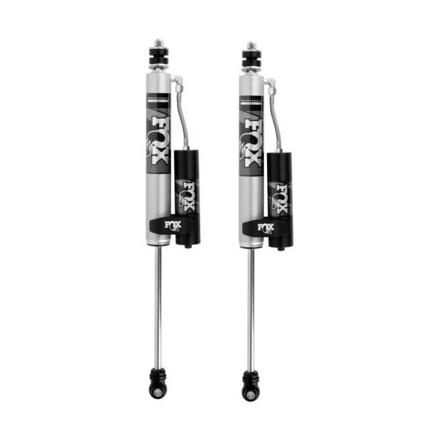 Fox Perf Series 2.0 Smooth Body Reservoir 5.5-7 Front Lift Shocks for 2017-2022 Ford F-250-350 4WD Super Duty Cab and Chassis