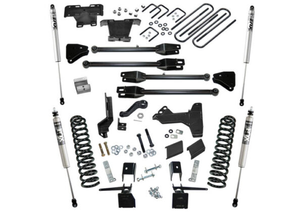 SuperLift 6 Complete Lift Kit for 2017-2022 Ford F-250 4WD Diesel with FOX Shocks and 4-Link Arms