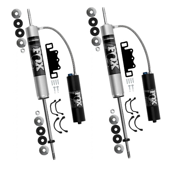 Fox 2.0 Perf Series 0-1.5 Front Lift Shocks for 1988-2019 Nissan Patrol Y61 2WD-4WD with Smooth Body Reservoir Compression Adjustable