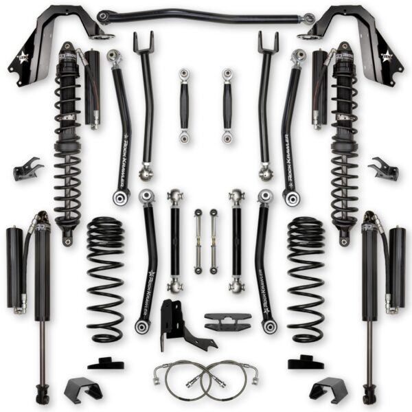 Gladiator Lift Kit 4.5 Inch X Factor No Limits Coil Over System For 20-Pres Jeep Gladiator Rock Krawler - JT45NL-DCS
